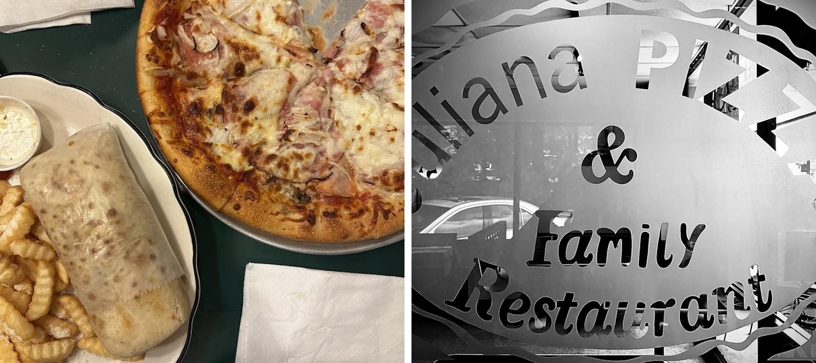 Juliana Pizza Menu