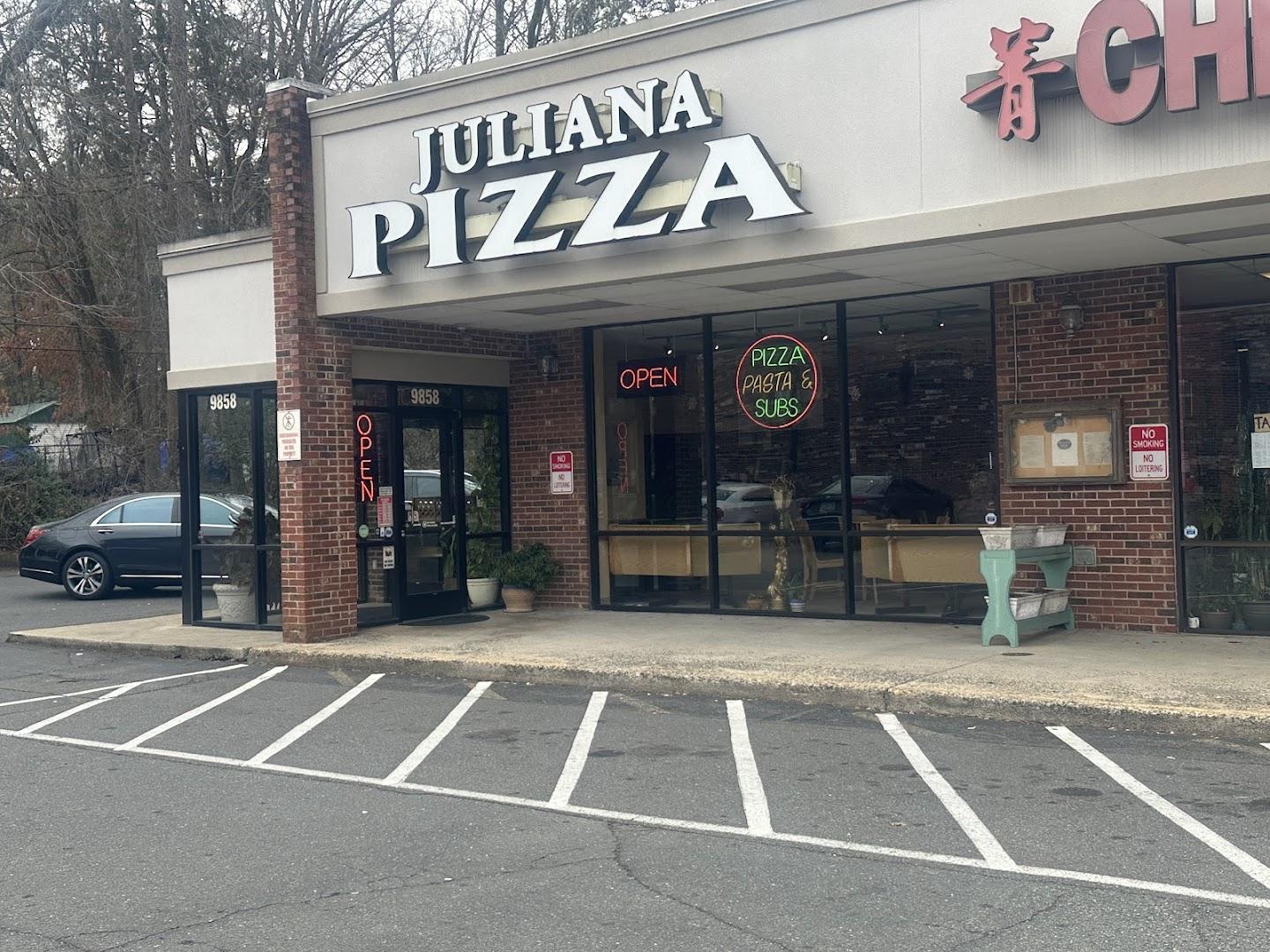 Juliana Pizza Menu